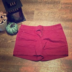LOFT BURGANDY SHORT